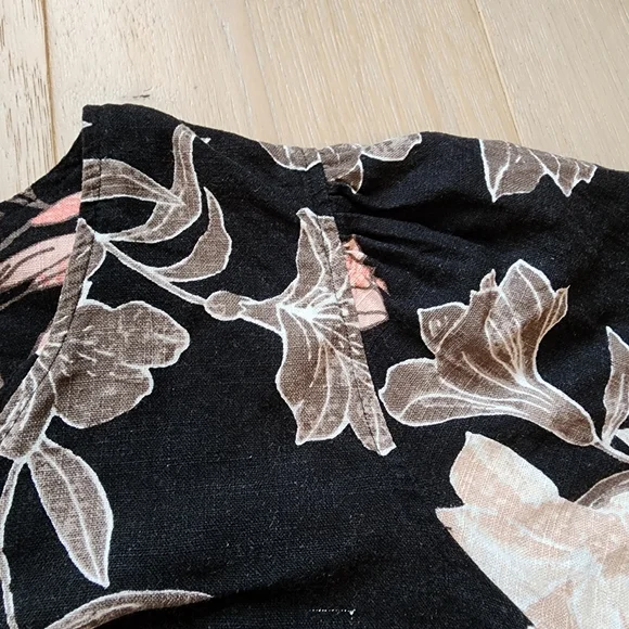 Nicole Miller Linnen Floral Dress Size XL - Picture 10 of 14